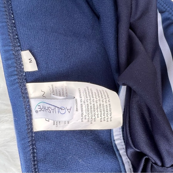 Elite Sportswear Dolfin Women's Aquashape Print Tie Front Bikini Top and bottom - Picture 12 of 14